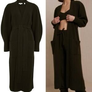 A.L.C. Nora Belted Cardigan in Olive